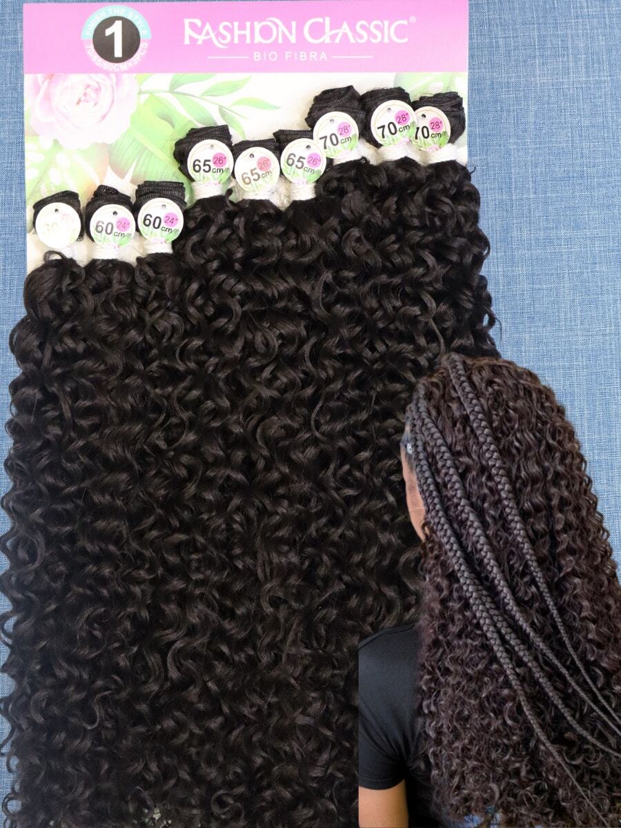 Carnival 70cm Fashion Classic Curly Hair Bio Vegetal - Dark Brown - View 1