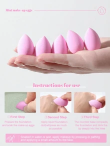 16 piezas Juego de herramientas de maquillaje profesional, Esponjas de maquillaje de terciopelo, Incluye: 4 esponjas de maquillaje + 4 mini esponjas de maquillaje + 4 polvos de maquillaje triangulares + 4 polvos de cojín de aire mini. Hecho de material de terciopelo ultra suave, diseñado específicamente para dar forma al área y las esquinas de los ojos. Barato, relleno de calcetines, maquillaje, herramientas de maquillaje, cosas baratas, regalos, regalos para mujeres, regalos de Navidad