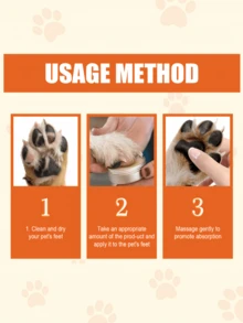1pc Pet Moisturizing Claw Protection Cream Prevents Cracking And Drying, Moisturizes Feet And Feet For Dogs And Cats - Multicolor - View 7