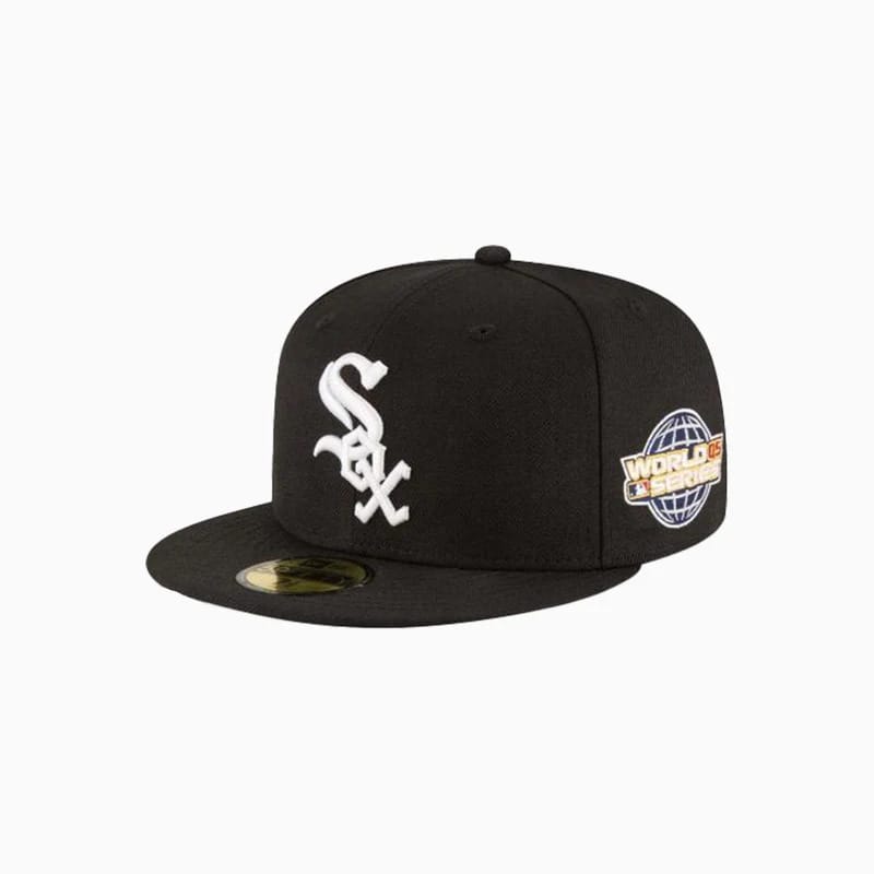 New Era 新時代芝加哥白襪隊 2005 年世界大賽 59Fifty 貼合帽 - 黑色 - 查看 1