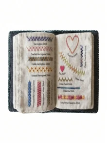 1/2 件刺绣图案说明书、DIY 刺绣针法指南书、适合初学者和刺绣爱好者、刺绣工具和套件、适用于缝纫、绣花线、钩针编织、工艺配件、家居装饰、房间装饰、生日礼物、周年纪念礼物、节日礼物等。 - 彩色 - 查看 10