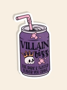 Dark Romance Soda Pop Can Sticker, Water Resistant Vinyl Sticker,|Halloween Decor Stickers| Spicy Book Club, Smutty Book Sticker, Kindle Sticker, Sticker For Kindle