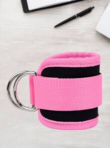 2Pcs Adjustable Double D-Ring Resistance Bands, Ankle Support Straps Brace, Strengthen Leg Muscles Training Device