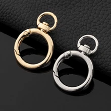 4件/6件/10件锌合金金属弹簧夹钩环,适用于手提包、手机壳、钥匙扣 - 彩色 - 查看 5