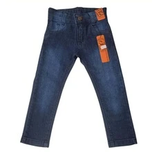 Boys Jeans For Children From 1 To 3 - 深色水洗藍 - 查看 2