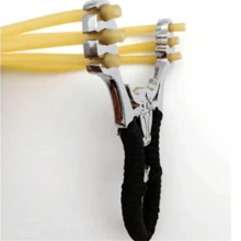 1pc Professional Outdoor Hunting Slingshot With 1pc Random Rubber Band For Hunting And Shooting Practice - Black - View 3