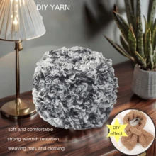 1pc Polyester 100.00% Yarn, Thick Yarn For DIY Knitting And Crocheting Blanket DIY Knitting Crafts Supplies - Multicolor - View 6