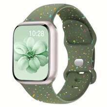 Pulseira Esportiva de Silicone Compatível com Ultra 49mm 46mm 45mm 44mm 42mm 41mm 40mm 38mm, Pulseira Respirável Compatível com Ultra 2 SE Séries 10 9 8 7 6 5 4 3 2 1 - Sem Necessidade de Bateria