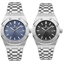 1pc Men Watches Real Brand POEDAGAR Watch(Original) 50 Waterproof Watch Fashion Birthday Gifts For Girls Classic Business Dial Japan Imported Quartz Movement Love Crystal Design Rose Gold Sivler Rust-Proof Stainless Steel Dad Day Souvenirs Brother Graduation Parrot Back To School Essentials - Nhiều màu - Xem 10
