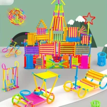 100/200/300/400pcs STEM Magic Wand Building Blocks Set - Teens Constructive Toy, Inspiring Imagination, Engineering Kit, Multicolor Shapes, Perfect Gift For Birthday, Holiday, Back To School - Multicolor - View 6