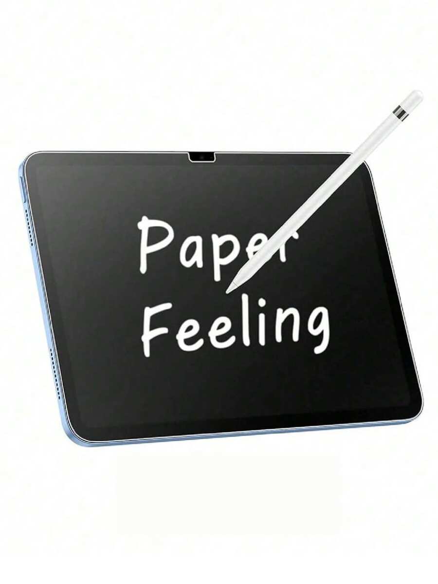 1片磨砂屏幕保护膜，兼容第12/11/10/9/8/7/6/5代，10.9英寸/10.2英寸/9.7英寸Air8/Air7/Air6/Air5/Air4/Air3/Air2/Air1/Pro 9.7/Pro 10.5，类纸质感，PET材质，超薄高灵敏度，适合平板电脑书写和绘画（更多安装方法请参考下方产品视频）。为平板电脑日常使用、办公和家庭使用提供必要的屏幕保护。防水、防震、防摔、防刮擦、防指纹，全屏覆盖。
