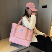 Unisex Large-Capacity Sports And Fitness Bag That Can Be Sleeved On A Trolley Rod, Suitable For Travel And Boarding. It Is Wear-Resistant, Practical, And A Carry-On Luggage Bag.