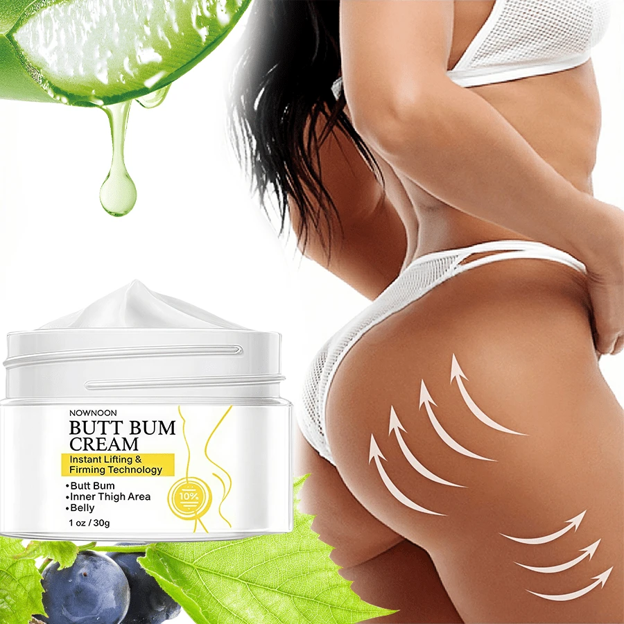 1Pcs Intensive Plump Up Cream - Buttock Volumizing & Lifting Butt Massage Cream, Firming, Lifting Butt Skin For Whole Body Use, Buttocks Care Cream