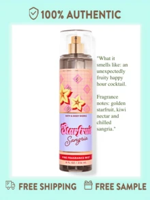 Bath And Body Works Fine Fragrance Mist -8 Fl Oz (Pack Of 1) - Starfruit Sangria - 查看 1