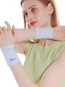 1 Stück anpassbarer Handgelenkbandage, Sport Fitness Schweißband, atmungsaktiv und kühlend, absorbiert Schweiß für den Sommer, elastisch für Basketball, Badminton, Radfahren, dehnbares Material, feuchtigkeitsableitend, weich und leicht