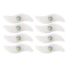 8/4/2/1 Stück Fahrrad Speichenbeleuchtung, S-förmiges Silikon 7 Farbige Fahrrad Radbeleuchtung, Einzelne Fahrrad Felgenbeleuchtung, geeignet für Gebirgs- oder Straßenräder - einfache Installation