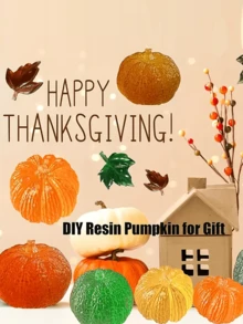 1pc Pumpkin Series Silicone Molds - Halloween-Themed Silicone Molds, Suitable For Making Handmade Scented Candles, DIY Handmade Ornaments, Indoor Ornaments, And Halloween Gifts. It Has High Heat Resistance And Can Be Made Multiple Times. After Being Made, It Can Be Used As A Halloween Decoration.