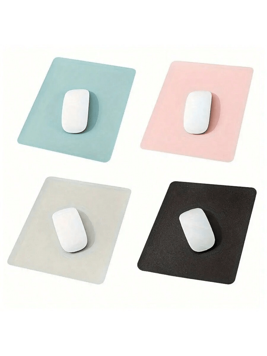 5/2/1pc Kantoorartikelen, Kleine PU Muismat Antislip Gaming Desktop Imitatieleren Muismat Waterdichte Antikrasmat Voor PC Laptop Desktop Stationery Desktop Accessoires, Bureau Accessoires Kantoor, Kantoorartikelen, Notitieboek, Kantoor.