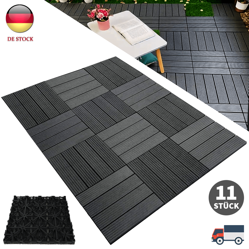 30x30cm Terrassenfliesen Balkon Gartenboden geeignet für Balkon, Garten im Freie