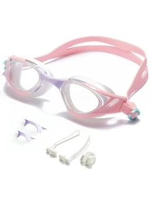 Fashion Adult Summer Swimming Goggles, High Definition Waterproof Unisex In Multiple Colors, Beach Essentials, Beach Accessories, Pool Float - Multicolor - View 7