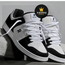 MANTECA 4 ADULT AND CHILDREN'S CASUAL BLACK AND WHITE TENNIS SHOES - 黑與白 - 查看 1
