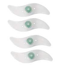 8/4/2/1 Stück Fahrrad Speichenbeleuchtung, S-förmiges Silikon 7 Farbige Fahrrad Radbeleuchtung, Einzelne Fahrrad Felgenbeleuchtung, geeignet für Gebirgs- oder Straßenräder - einfache Installation