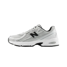 New Balance 轻质网眼透气休闲鞋 U740NW2，男女通用 - 白色/銀色-D - 查看 9