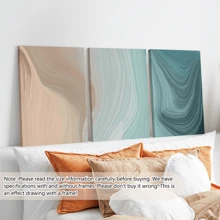 3 Stück/Set moderne Wandkunst Poster, abstrakte kreative Linien, braun-türkise Kunst, nordische Kunst, minimalistische Poster, mit oder ohne Rahmen, Raumdekoration, Heimdekoration, Dekoration für College-Wohnheim Appartement, Geschenke für Wanddekoration in Hotel, Zuhause, Wohnzimmer, Schlafzimmer, Badezimmer und Büro