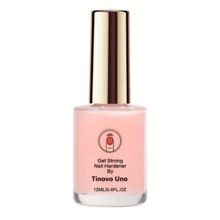 Tinovo Uno 2Pcs Pink Nail Hardening Agent 0.41 Oz Decorative Nail Art, Natural Transparent Pink Brightening Gloss - màu hồng nude - Xem 6