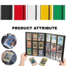 9-Pocket 360-Card Capacity Card Collecting Album, Flip-Style Card Collection Binder, Suitable For PTCG/YGO/Photo/Game Cards Collection, Ideal Gift