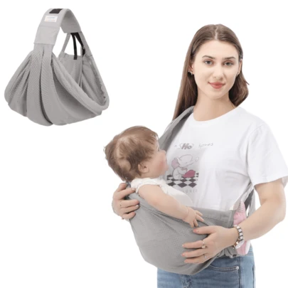 新生儿背带前向包裹式吊带免提婴儿背带，方便携带婴儿户外使用