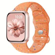 Pulseira Esportiva de Silicone Compatível com Ultra 49mm 46mm 45mm 44mm 42mm 41mm 40mm 38mm, Pulseira Respirável Compatível com Ultra 2 SE Séries 10 9 8 7 6 5 4 3 2 1 - Sem Necessidade de Bateria