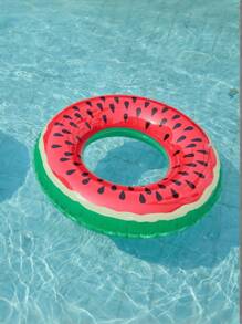 1 Stück 90# Kreative Donut Design, Donut Pool, Donut Schwimmring, Strand Donut, gefüllter Donut, schwimmender Donut, Donut Pool, Donut Schwimmring, Frucht Donut, Wassermelonen Schwimmring, Strand Essentials, Strand Accessoires