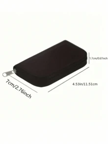 Túi đựng thẻ nhớ PVC đa năng, Thẻ máy ảnh, Thẻ CF, Túi đựng thẻ SD, Hộp đựng thẻ lưu trữ đa năng, Túi đựng máy ảnh, Túi đựng - màu đen - Xem 5