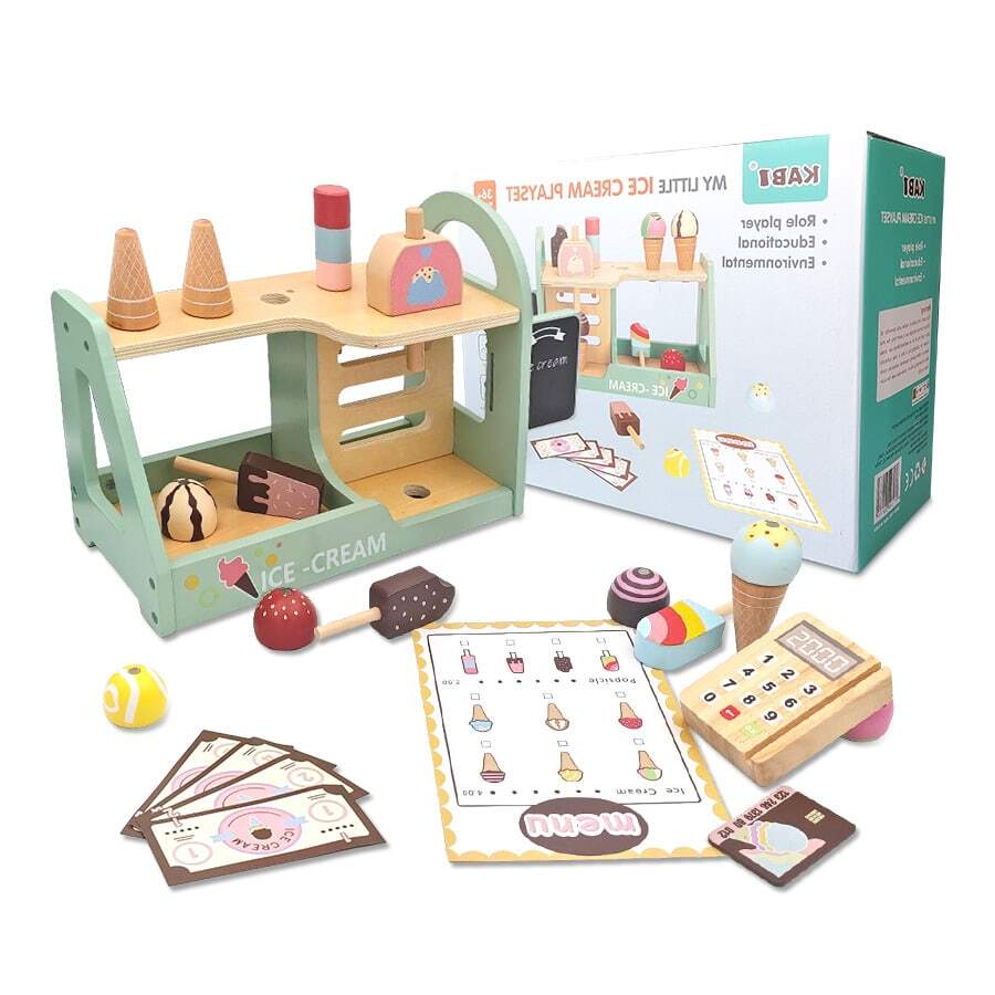 22Pcs Cute Wooden Kids Play Kitchen Set, Play Kitchen Accessories, Wooden Toys For Girls Boys, Toys Pretend Play, Realistic Play Dishes Educational Toy Christmas Birthday Gifts For Kids