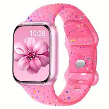 Pulseira Esportiva de Silicone Compatível com Ultra 49mm 46mm 45mm 44mm 42mm 41mm 40mm 38mm, Pulseira Respirável Compatível com Ultra 2 SE Séries 10 9 8 7 6 5 4 3 2 1 - Sem Necessidade de Bateria