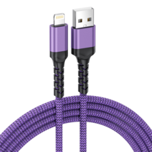 BinBoom USB-A 转 Lightning 数据线，快速充电线，兼容 14/13/12/11 Pro Max，USB 数据线兼容 XS Max/XR/X/8/7/Plus/6S Plus，兼容 iPad、iPod、 14 Pro Max/14 Pro/14 Plus/13 Pro Max/13 Pro/13/12 Pro/12/11/XS/XR/8 Plus/8/7/6/5/SE，兼容 iPad 充电器，MFi 认证 - 彩色 - 查看 2