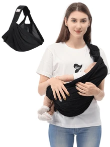Newborn Baby Front Carrier Horizontal Carry Hands-Free Baby Carrier Out Sling Wrap, Easy To Use