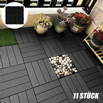 30x30cm Terrassenfliesen Balkon Gartenboden geeignet für Balkon, Garten im Freie