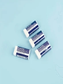 10 件 2B 塑料橡皮擦 - 耐用且易于清洁，适合书写、绘画和办公室使用，可爱实用的设计 - 耐用、易于清洁，非常适合书写、绘画和办公室/学校使用，带有蓝色标签的可爱实用设计，艺术橡皮擦 | 有序堆叠 | 随机颜色样式可见，适用于学校用品，返校