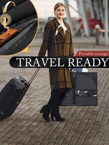 10/5/1件黑色衣物防尘罩旅行收纳袋夏季收纳大衣防水防尘半透明西装保护袋防尘罩袋子收纳袋收纳，适用于衣柜，学校办公室，家庭旅行袋收藏衣物收纳，衣物防尘，圣诞节返校用品 - 彩色 - 查看 4