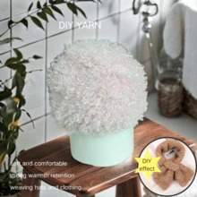 1pc Polyester 100.00% Yarn, Thick Yarn For DIY Knitting And Crocheting Blanket DIY Knitting Crafts Supplies - Multicolor - View 15