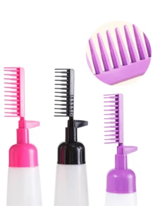 Comb Applicator 150ml Hair Dye Shampoo Bottle Chemical For Hair Coloring And Dye Oil - Nhiều màu - Xem 4