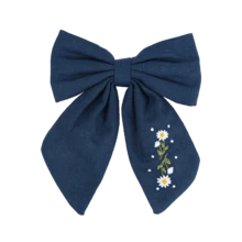 1 قطعة مشبك شعر مطرز بشكل فيونكة مخصص للبنات، فيونكة مطرزة بالأزهار جميلة، مناسب لتزيين الشعر اليومي، هدية للأطفال البنات، متعدد الوظائف، زخرفي، بحرف، أنيق، حديث، ملون، جميل، مريح، مخصص، شخصي، فريد، هدية مثالية للرجال والنساء - فيونكة زهور مطرزة باللونين الوردي والأرجواني - مشاهدة 14