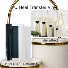 1pc/2pcs/3pcs Heat Transfer Vinyl Rolls, 12" X 19.7", Easy Cut & Iron-On Vinyl For T-Shirts And Crafts - Multicolor - View 4