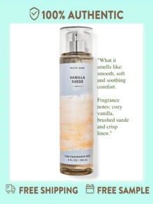 Bath And Body Works Fine Fragrance Mist -8 Fl Oz (Pack Of 1) - Vanilla Suede - 查看 1