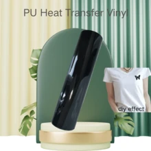 1pc/2pcs/3pcs Heat Transfer Vinyl Rolls, 12" X 19.7", Easy Cut & Iron-On Vinyl For T-Shirts And Crafts - Multicolor - View 5