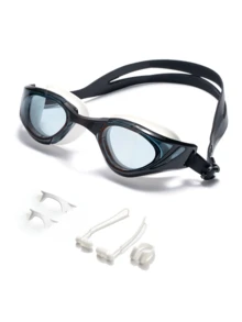 Fashion Adult Summer Swimming Goggles, High Definition Waterproof Unisex In Multiple Colors, Beach Essentials, Beach Accessories, Pool Float - Multicolor - View 6