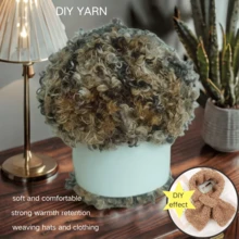 1pc Polyester 100.00% Yarn, Thick Yarn For DIY Knitting And Crocheting Blanket DIY Knitting Crafts Supplies - Multicolor - View 17