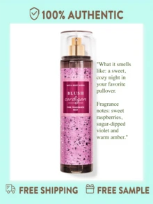 Bath And Body Works Fine Fragrance Mist -8 Fl Oz (Pack Of 1) - Áo len cardigan màu hồng - Xem 1